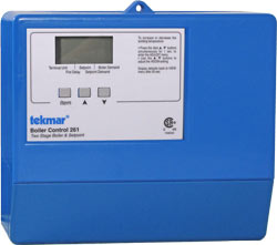 261 TEKMAR Two Stage Boiler with Reset Control