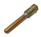 121371A, Copper Well Assembly, 3 in, 1/2 NPT, 3/8 in internal, 1 1/2 in insulation depth, includes mounting clamp
